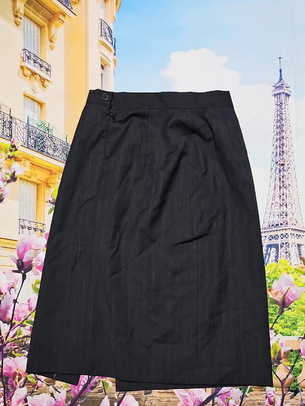 Giorgio Armani Pinstripe Skirt Size 2 - Picture 6 of 6